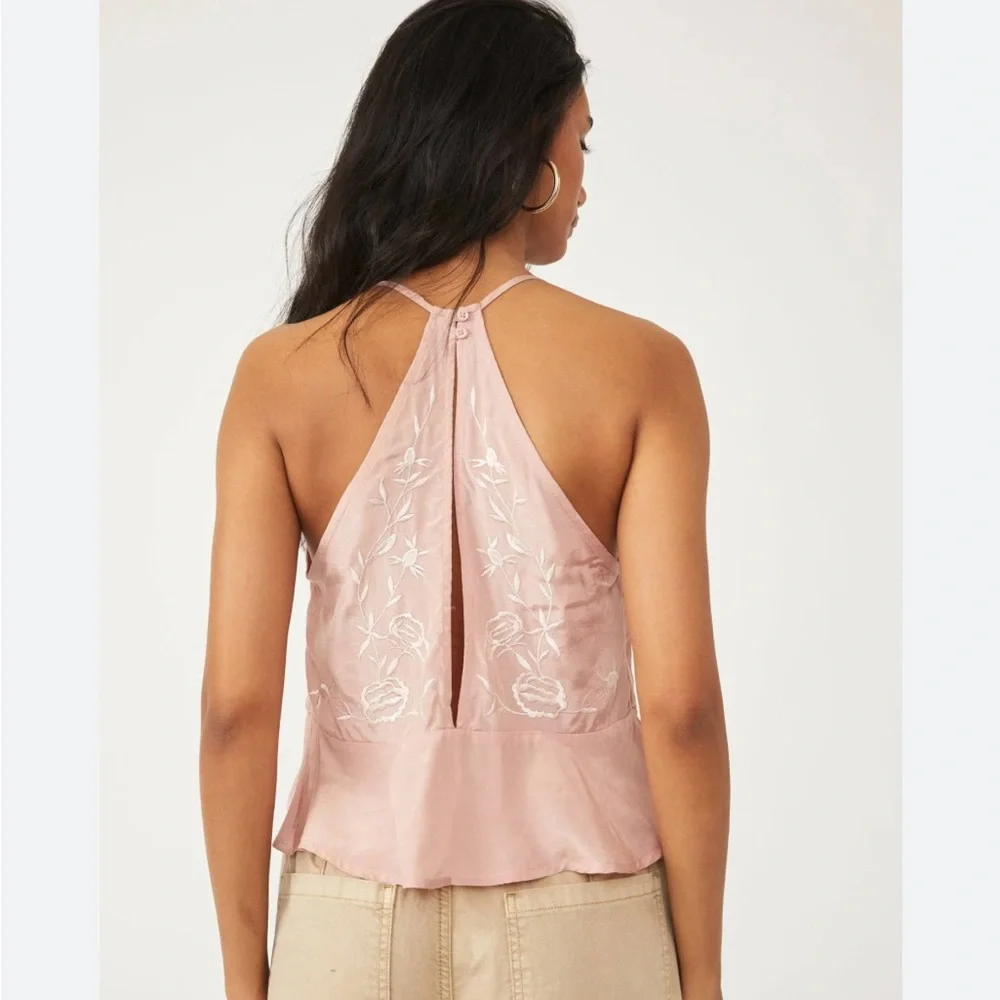 NWT Free People cherry embroidered top XS - Picture 6 of 14
